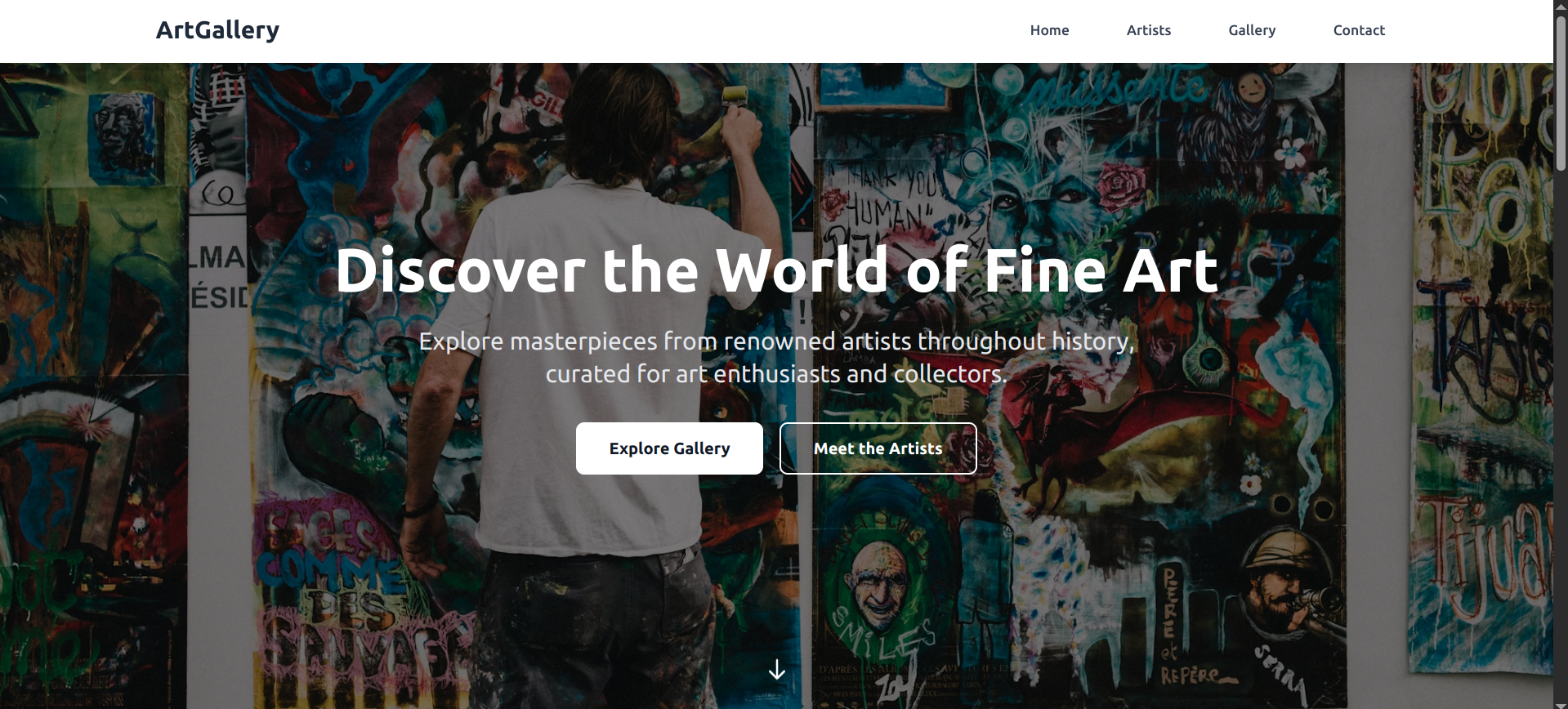 Art Gallery Website Demo