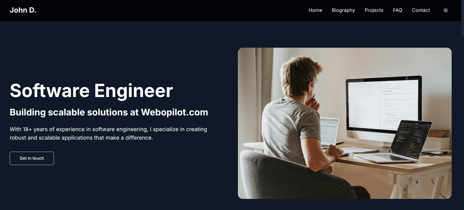 Portfolio Website Demo